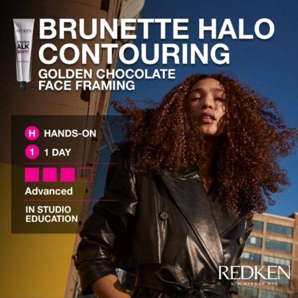 Hands-On Brunette Halo Contouring - Golden Chocolate Face Framing