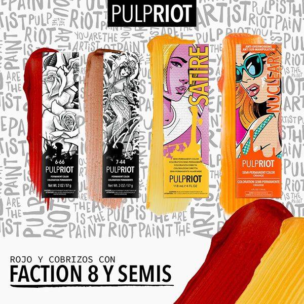Rojo & Cobrizo Formulaci&oacute;n  Con FACTION8 & Semis - Espa&ntilde;ol