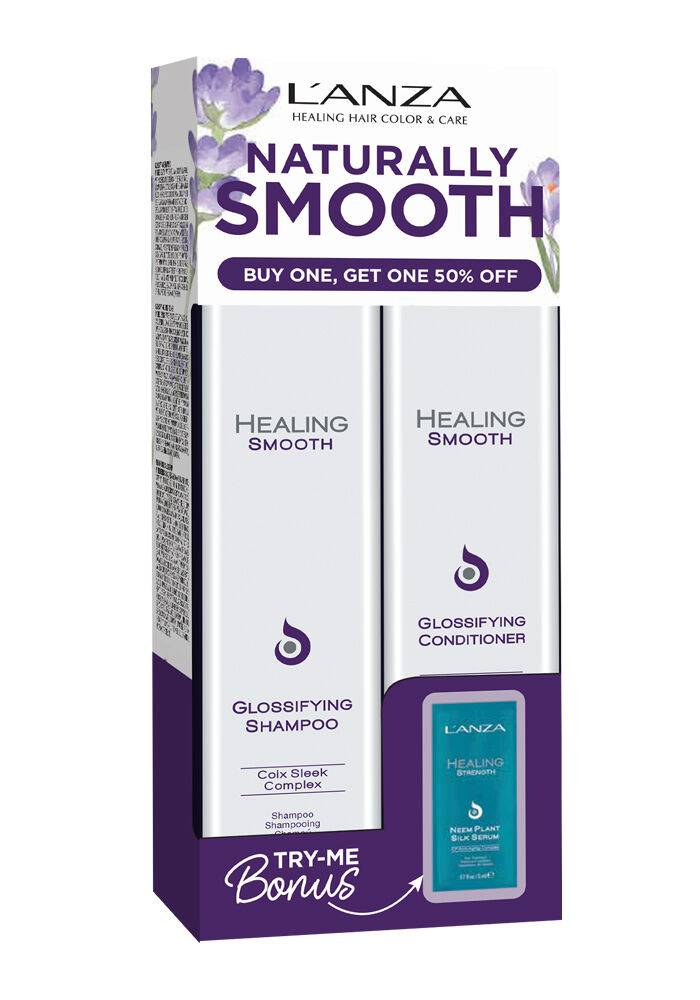 L'ANZA Healing Smooth Shampoo & Conditioner Duo