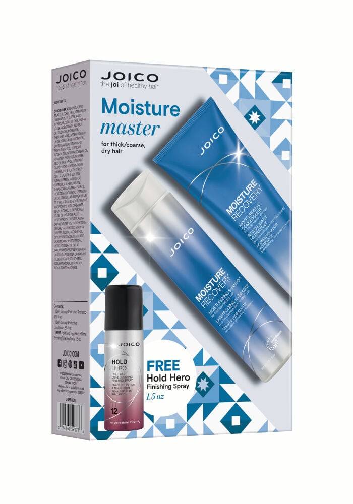 Joico Moisture Recovery Holiday Duo with FREE Hold Hero Finishing