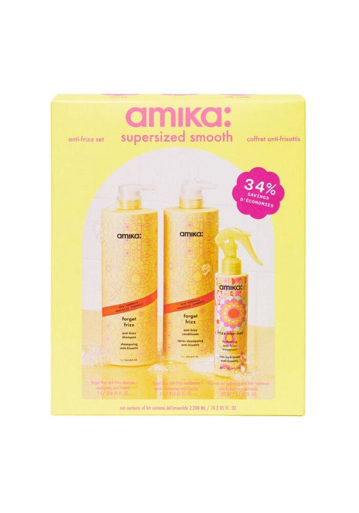 amika Supersized Smooth Anti-Frizz Set