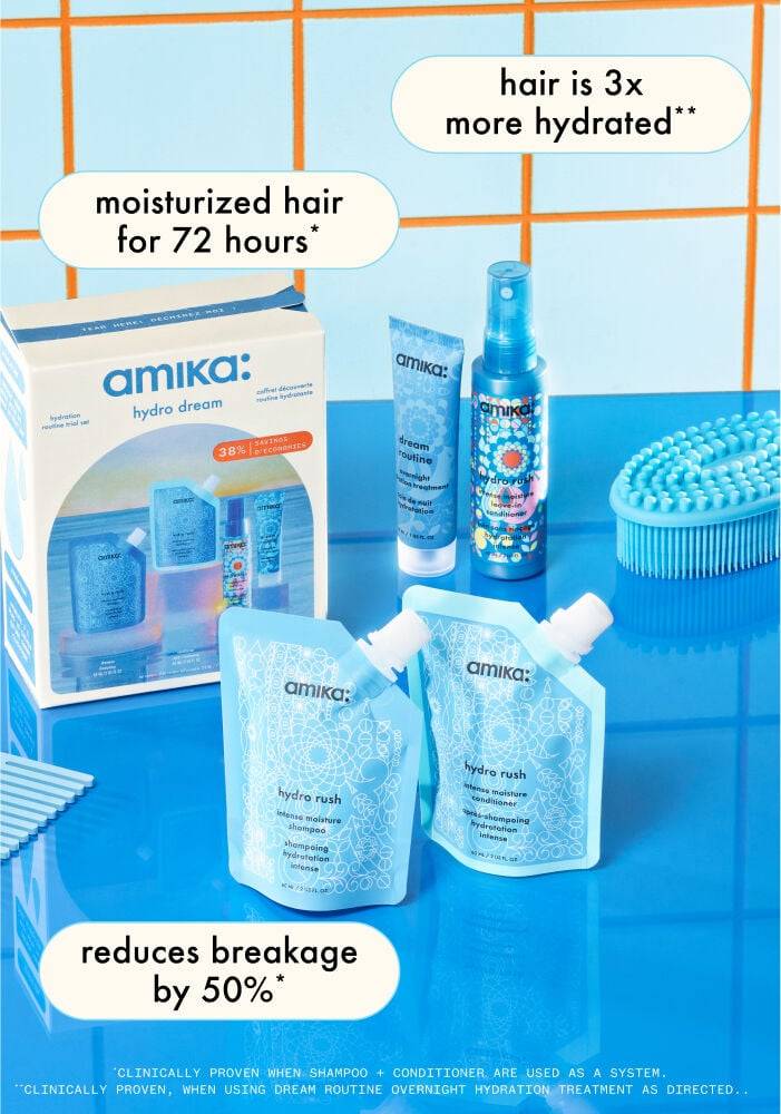 amika Hydro Dream Hydration Routine Trial Set