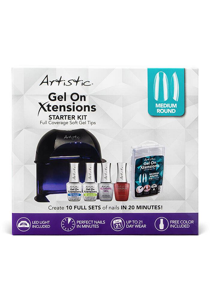 Artistic Nail Design Gel On Xtensions Starter Kit
