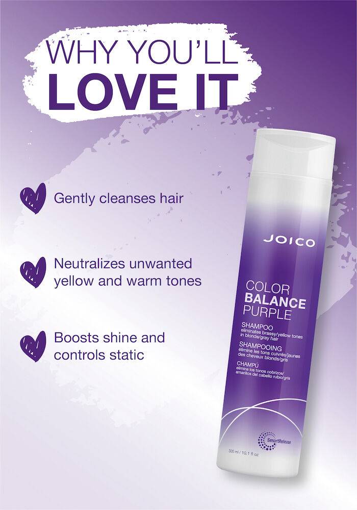 High-Quality Joico Color Balance Purple Background Concept