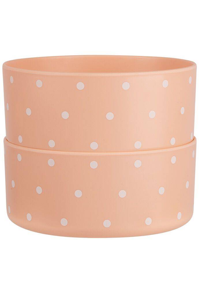 Peach Please Bamboo Bowls