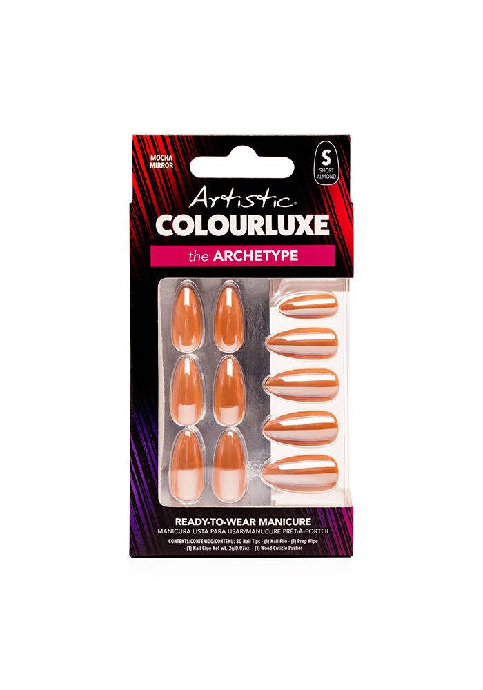 Colourluxe Press-On Tips Mocha Mirror