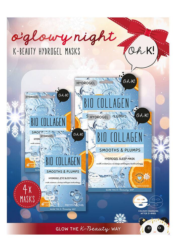 O'Glowy Night Bio Collagen Hydrogel Masks