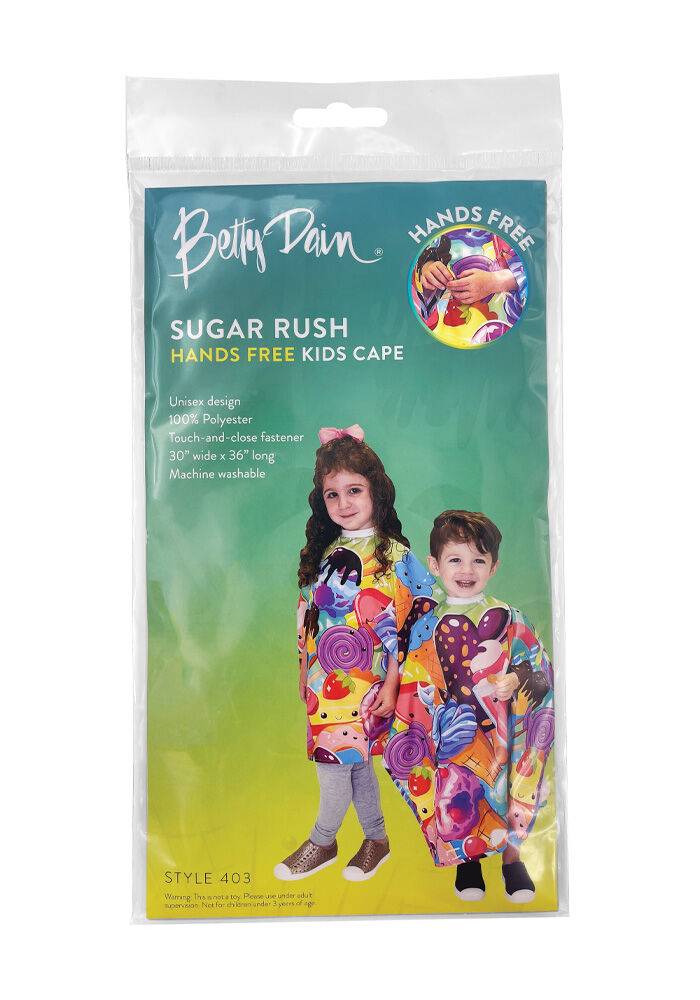 Sugar Rush Hands Free Kids Cape
