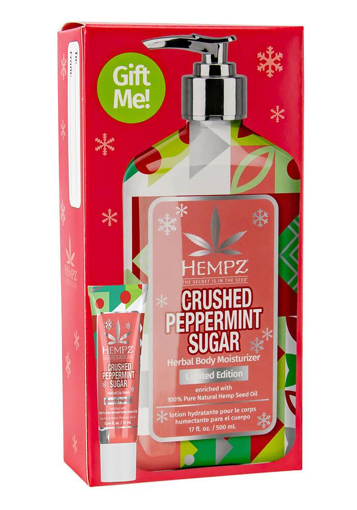 Hempz Crushed Peppermint Sugar Gift Set