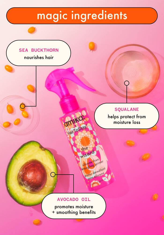 amika Limited Edition HairToStay The Wizard SiliconeFree Detangling Primer