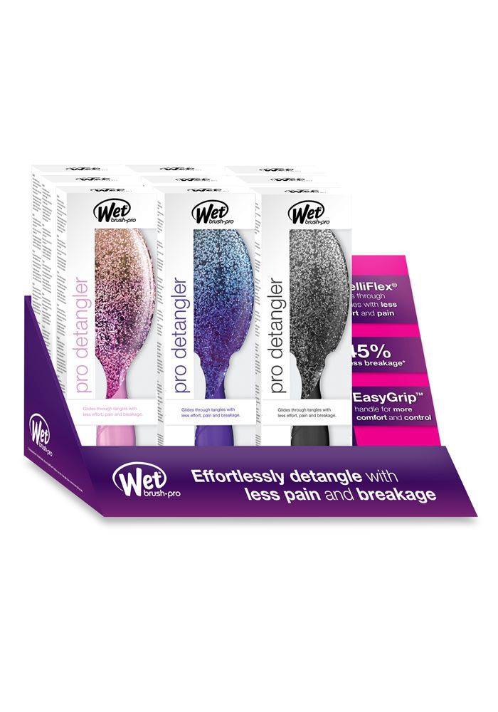 Glided Glamour Pro Detangler Display 9 pc.