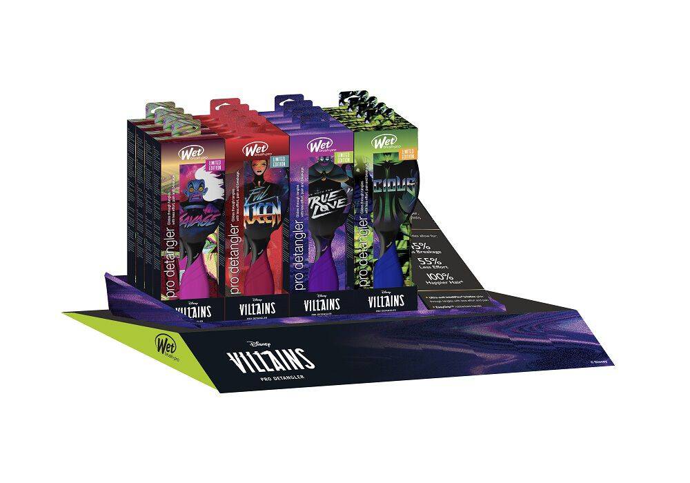 Limited Edition! Pro Detangler Disney&reg; Villains 16-pc. Display