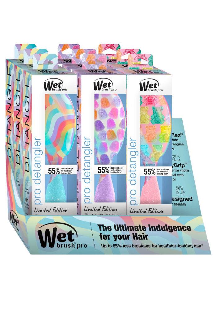 Sweet Tooth Pro Detangler Display