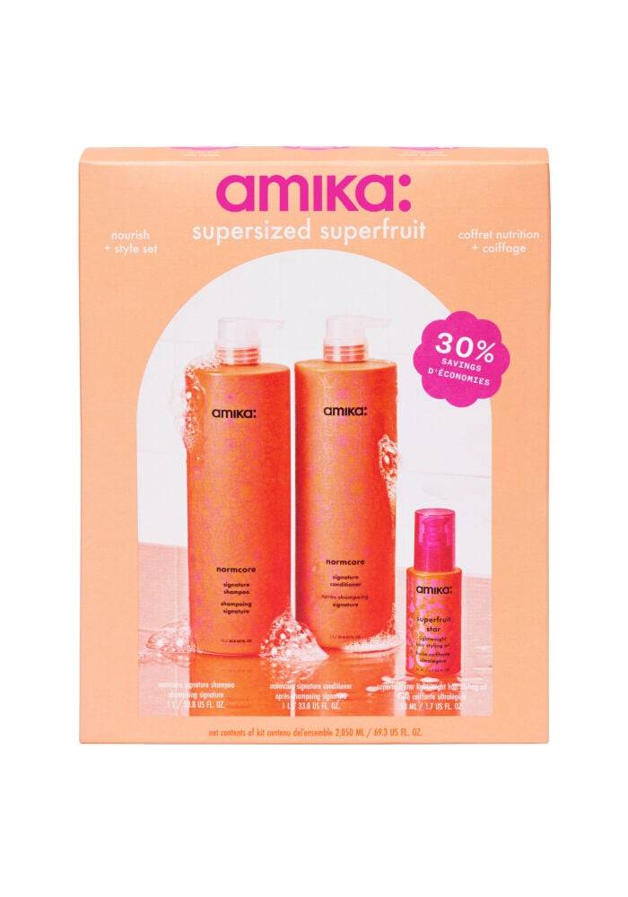 amika Supersized Superfruit Nourish + Style Set