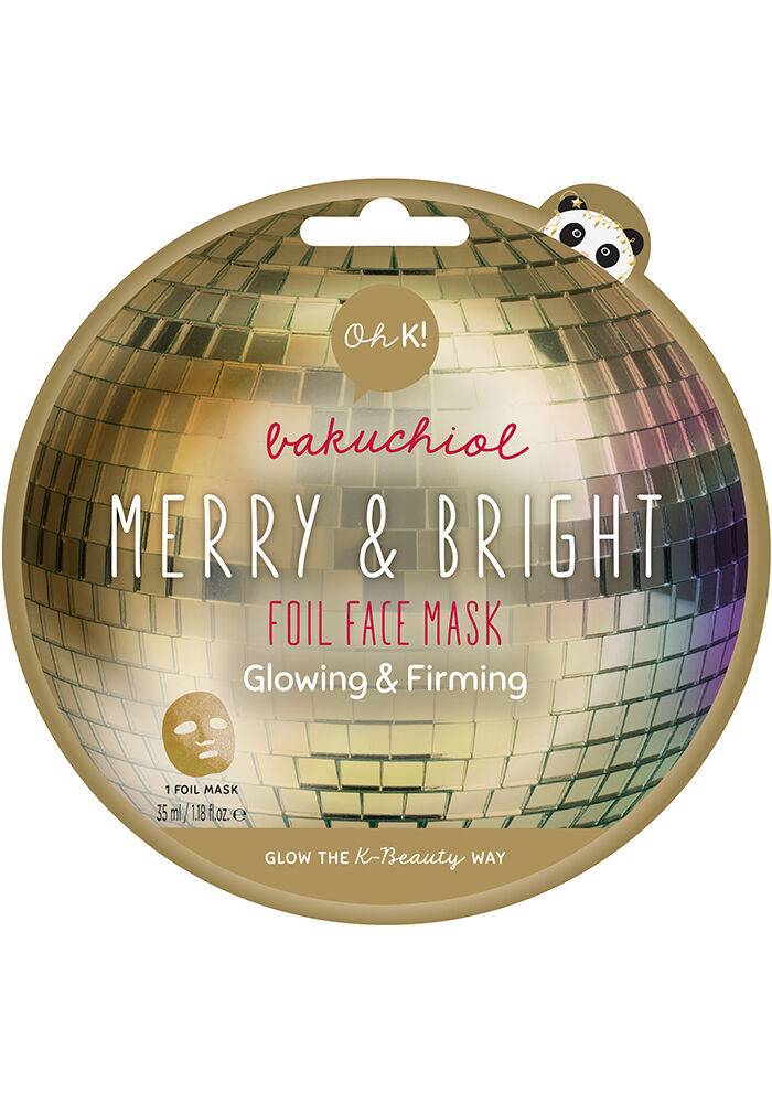Merry & Bright Foil Face Mask