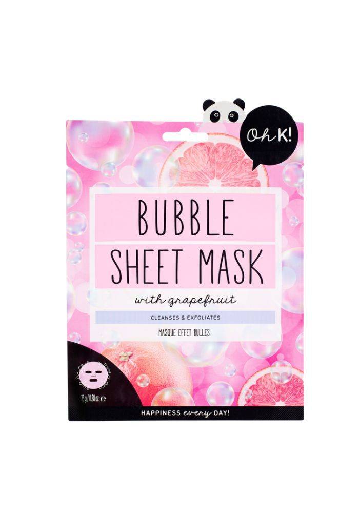 Grapefruit Bubble Sheet Mask