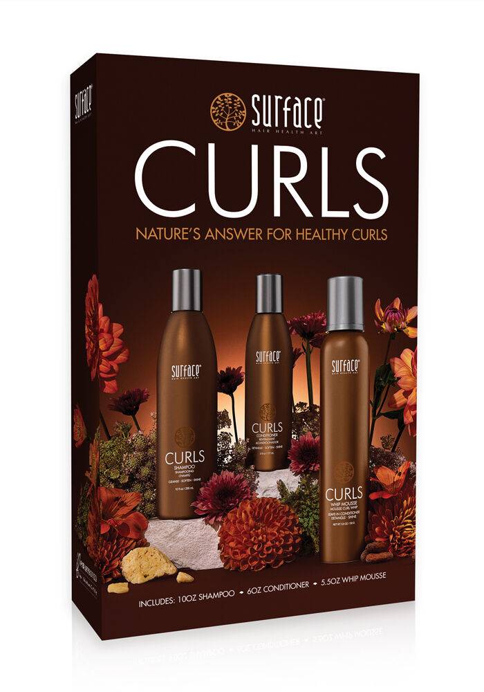 Curls Shampoo, Conditioner & Whip Mousse Prepack