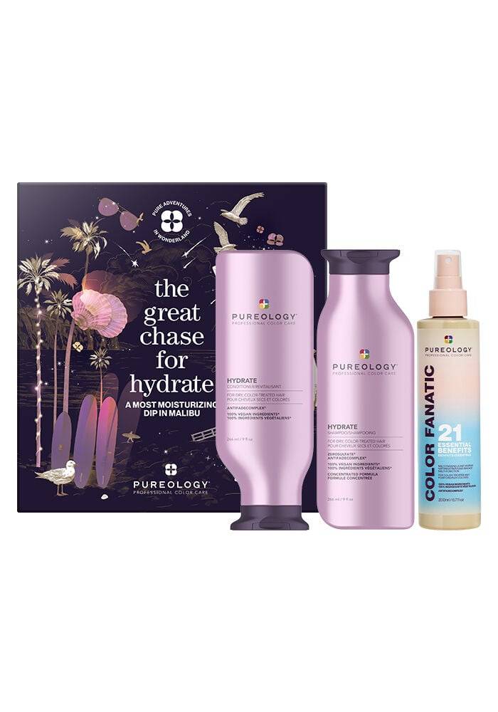 HolidayCollection2025｜Moisture set Pureology Hydrate Sheer Holiday Kit