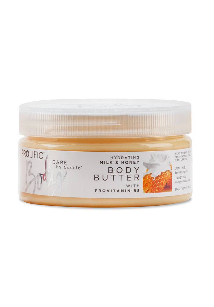 Hydrating Milk & Honey Body Butter with Provitamin B5 8oz