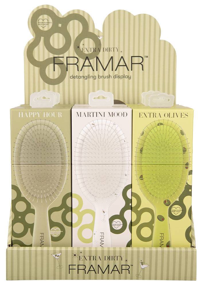 Extra Dirty Detangle Brush Display