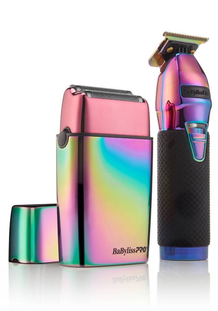 BaBylissPRO Iridescent Trimmer/Double Foil Shaver Duo