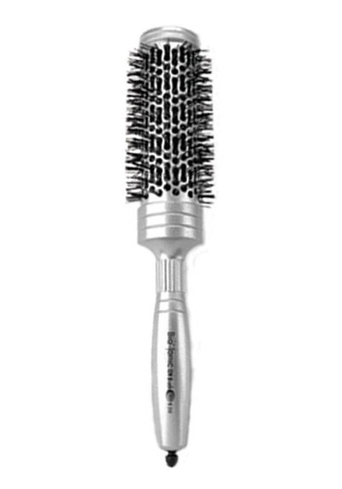 Silver Classic Round Brush