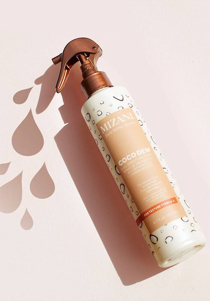 Mizani Coco Dew Curl Pre-Styling & Restyling Spray - Style