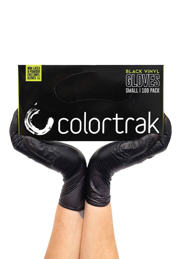 Colortrak Black Disposable Gloves 100
