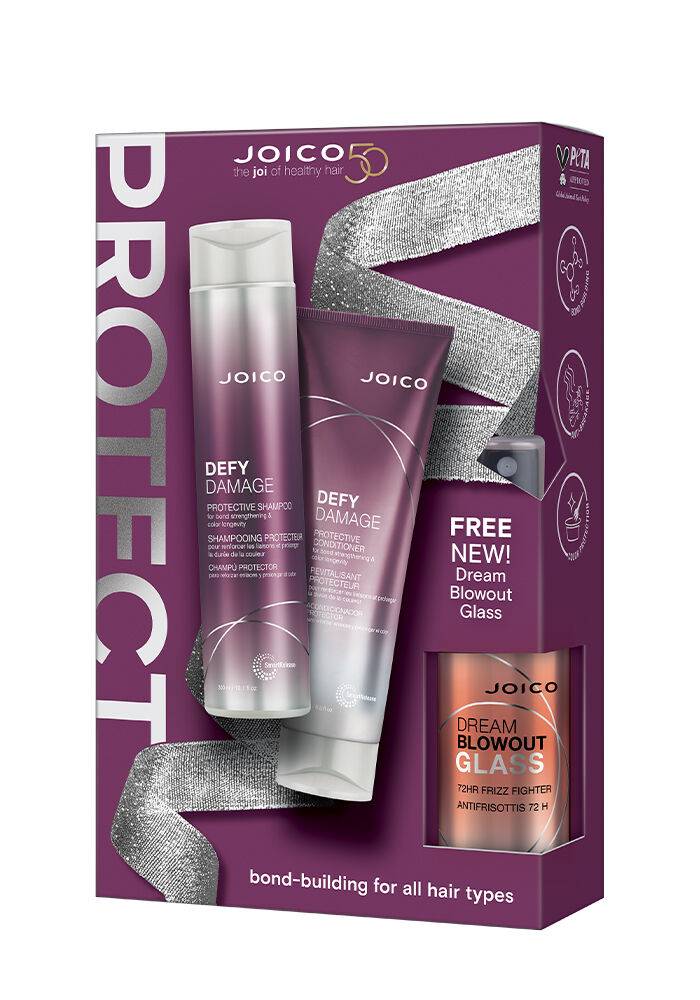 Joico Defy Damage Holiday Duo with FREE Dream Blowout Glass