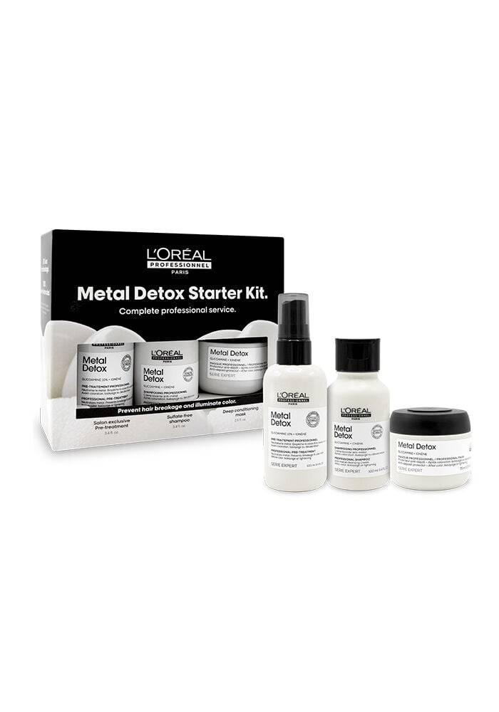 新品未開封未使用　L'OREAL Paris 4点セット L'Oréal Professionnel Serie Expert Metal Detox Starter Kit