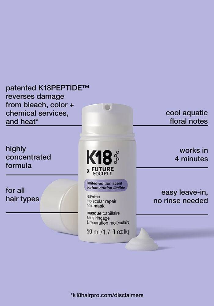 K18 Biomimetic Hairscience K18 x Future Society Leave-In Molecular
