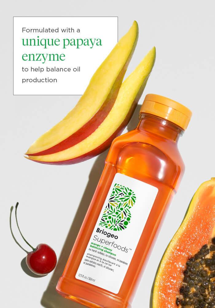 Briogeo Superfoods Mango + Cherry Balancing Shampoo