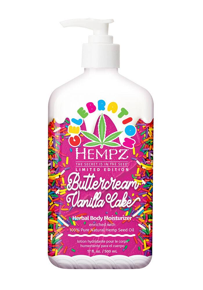 Limited Edition Celebration Buttercream Cake Herbal Body Moisturizer