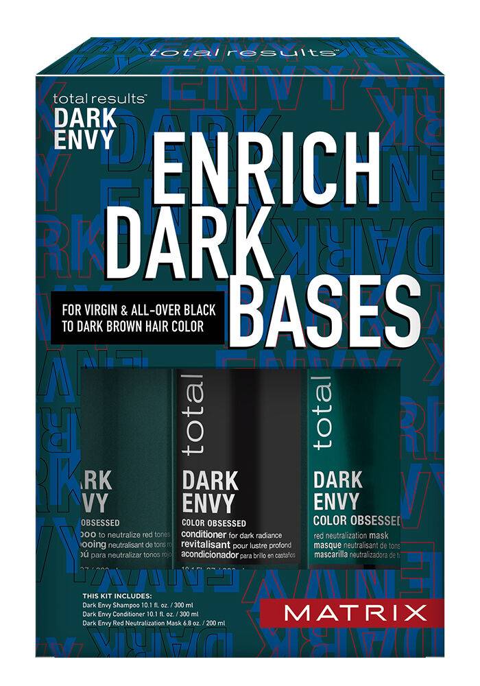 Matrix Total Results Dark Envy Green Shampoo, Conditioner & Red