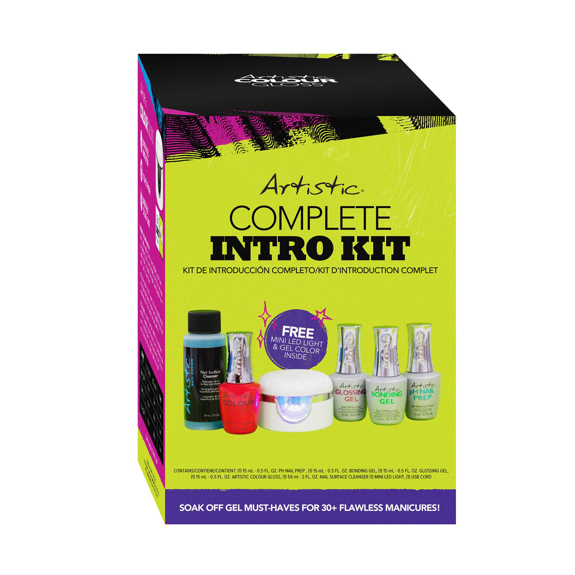 Artistic Nail Design Artistic Colour Gloss Complete Intro Kit