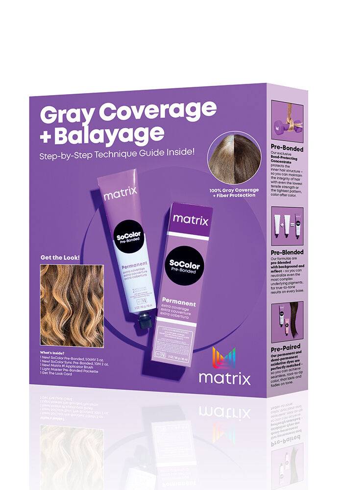 Extra Coverage Gray + Balayage Kit