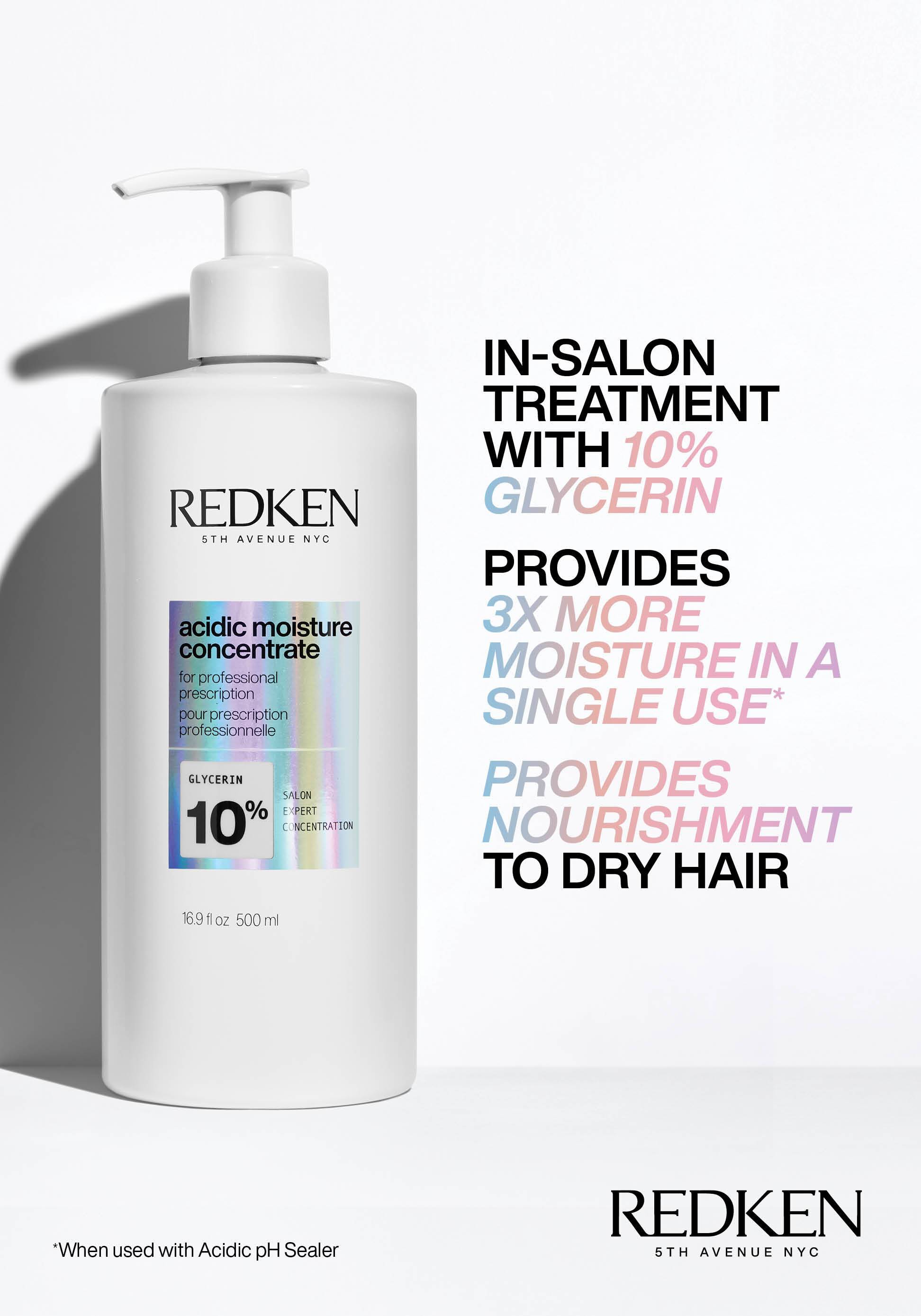 Redken Acidic Moisture Concentrate Salon Exclusive Customizable Treatment