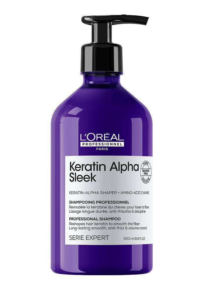 Keratin Alpha Sleek Anti-Frizz Shampoo