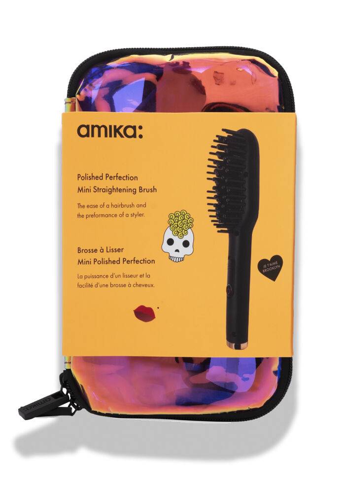 amika Polished Perfection Mini Straightening Brush display picture 2