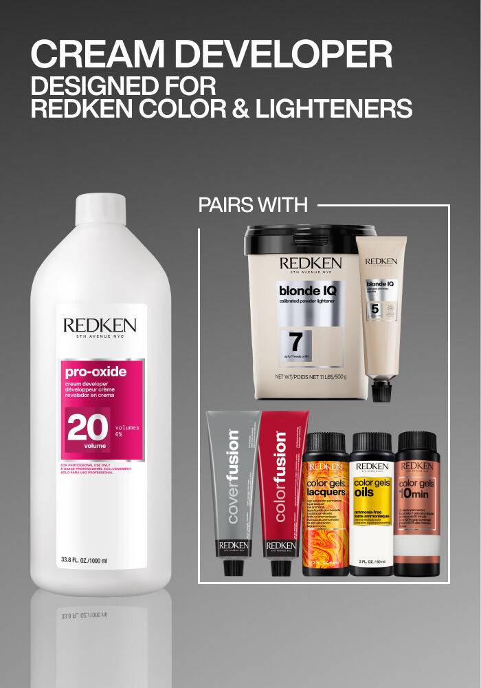 Redken PRO-OXIDE Cream Developer 20-Volume For Lightener and Hair Color