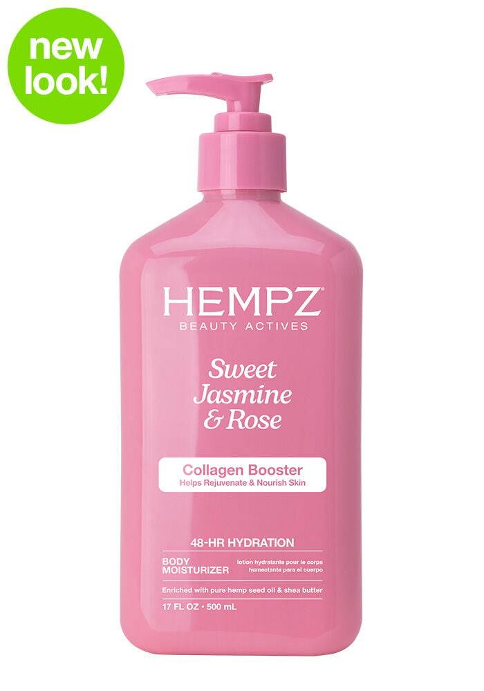 Hempz Sweet Jasmine & Rose Collagen Infused Herbal Body Moisturizer