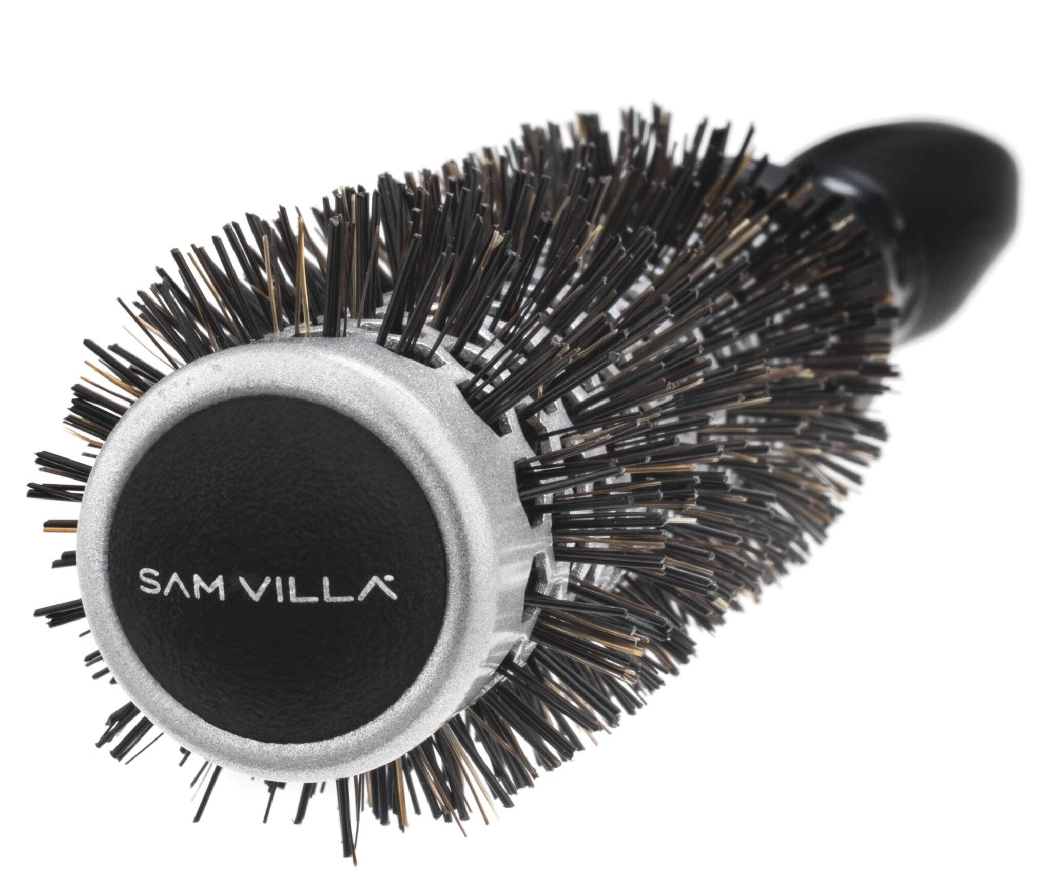 ★CPGN STUDIO_COMPAGNO★ Weekend brush round knit charcoal Sam Villa Thermal Styling Round Brush