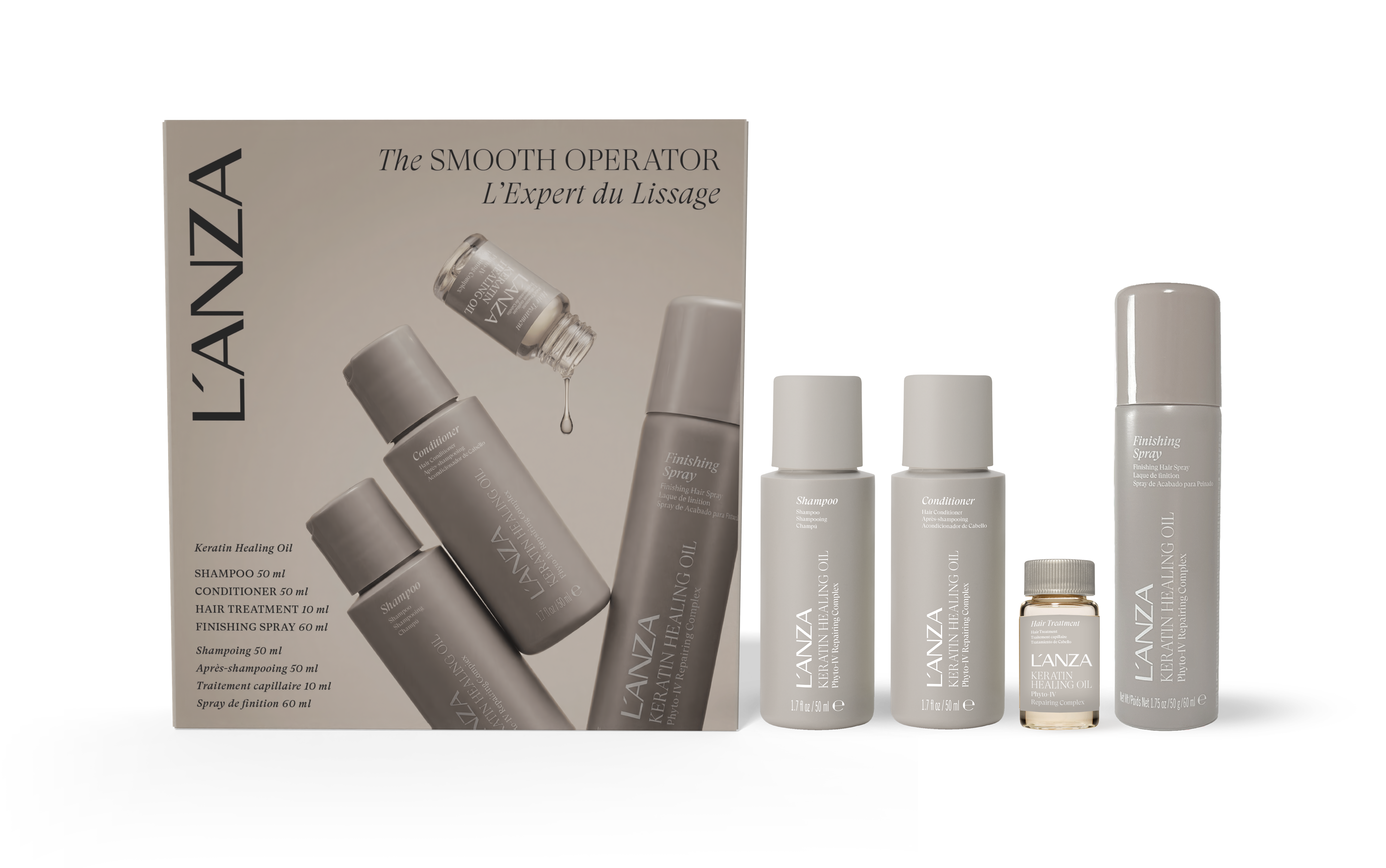 The Kerain Healing Oil Smooth Operator Mini Kit