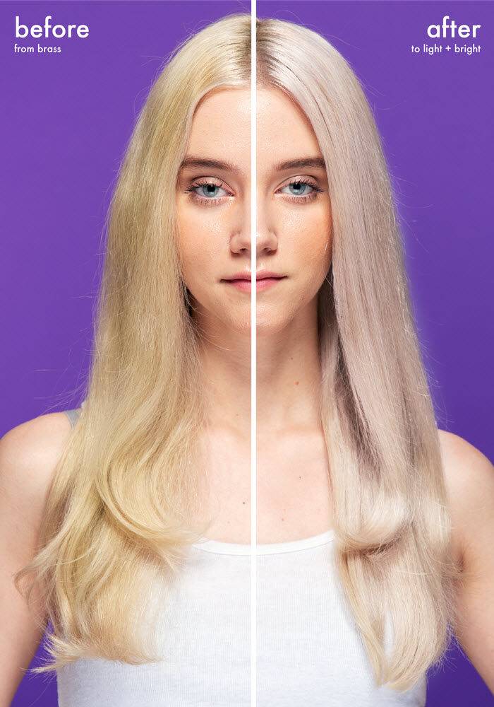 amika Bust Your Brass Violet Leave-In Treatment Foam