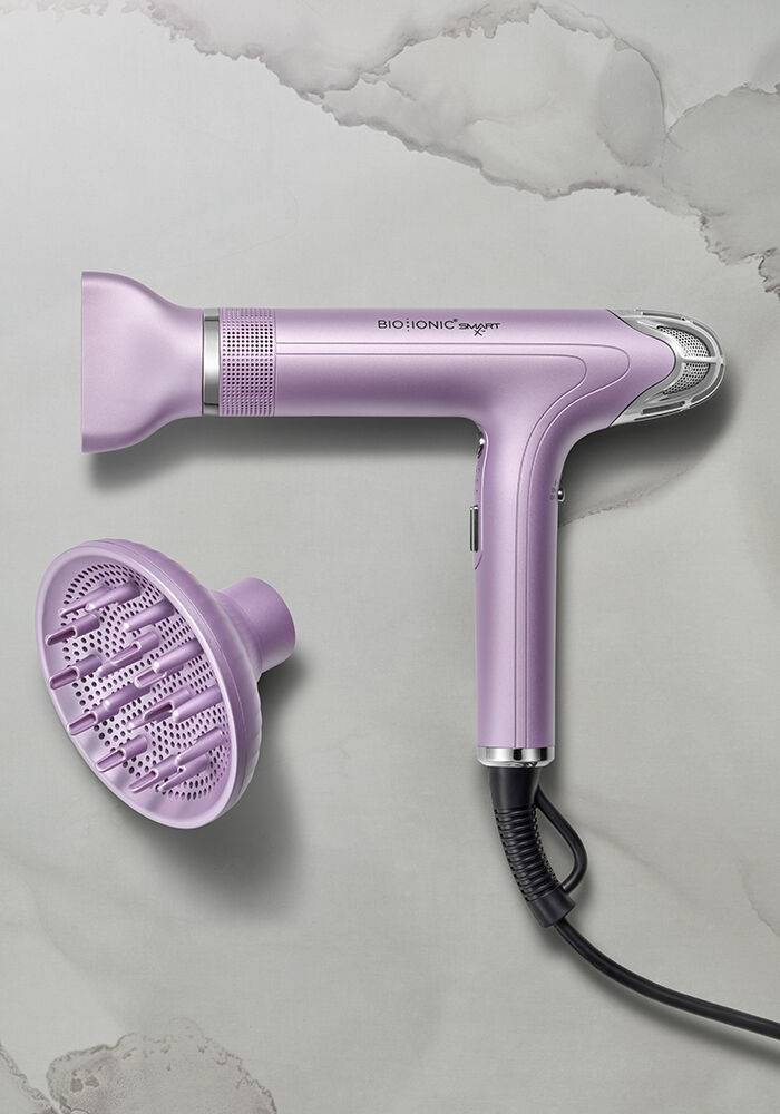 Bio Ionic LE Smart X Dryer with Diffuser Soft Amethyst