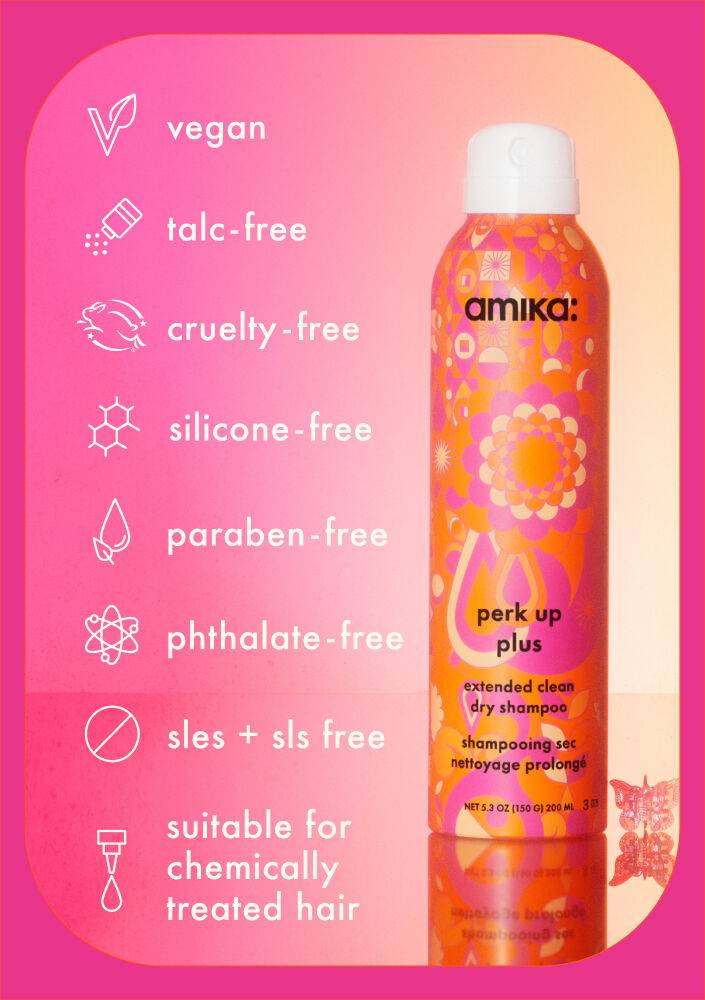 amika Perk Up Plus Extended Clean Dry Shampoo