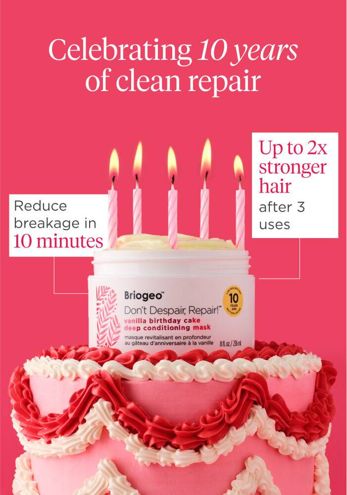 Briogeo Vanilla Birthday Cake Deep Conditiong Mask Limited Edition