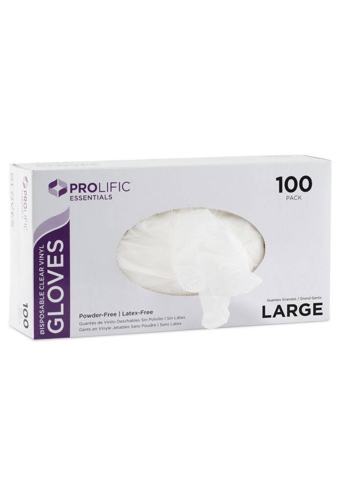 Pro Disposable Vinyl Gloves - 100 ct.
