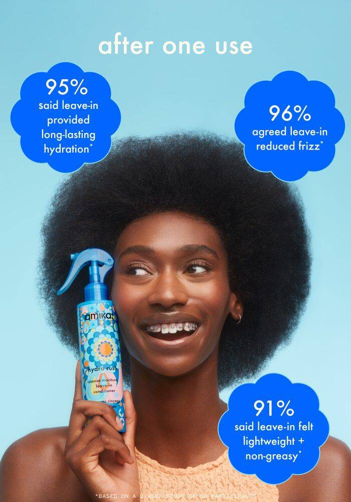 amika Hydro Rush Intense Moisture Leave-In Conditioner with