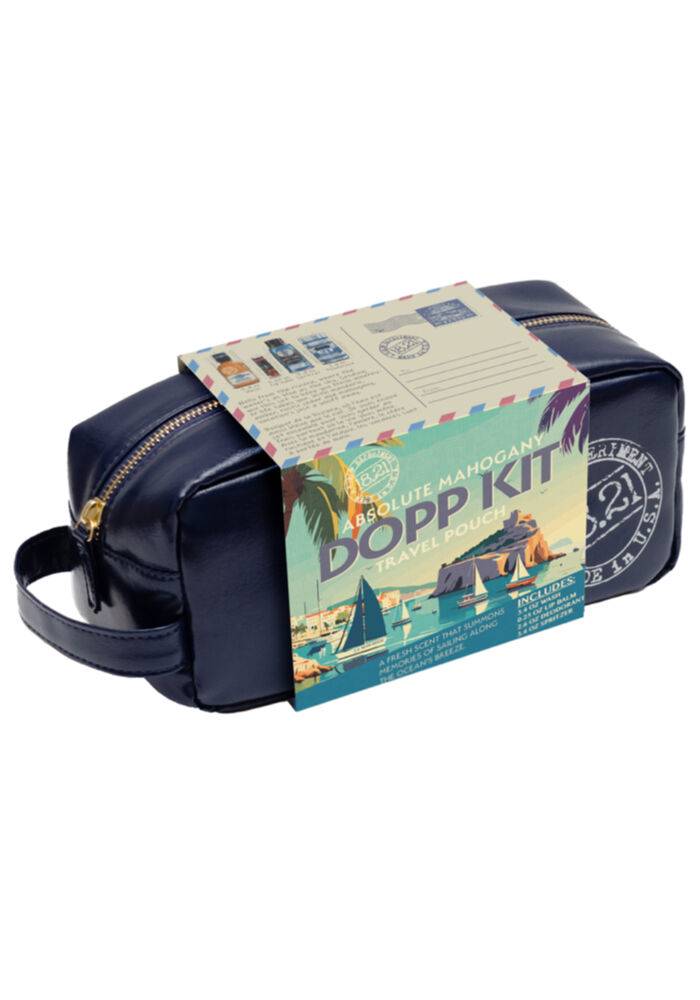 Dopp Kit Travel Pouch Absolute Mahogany
